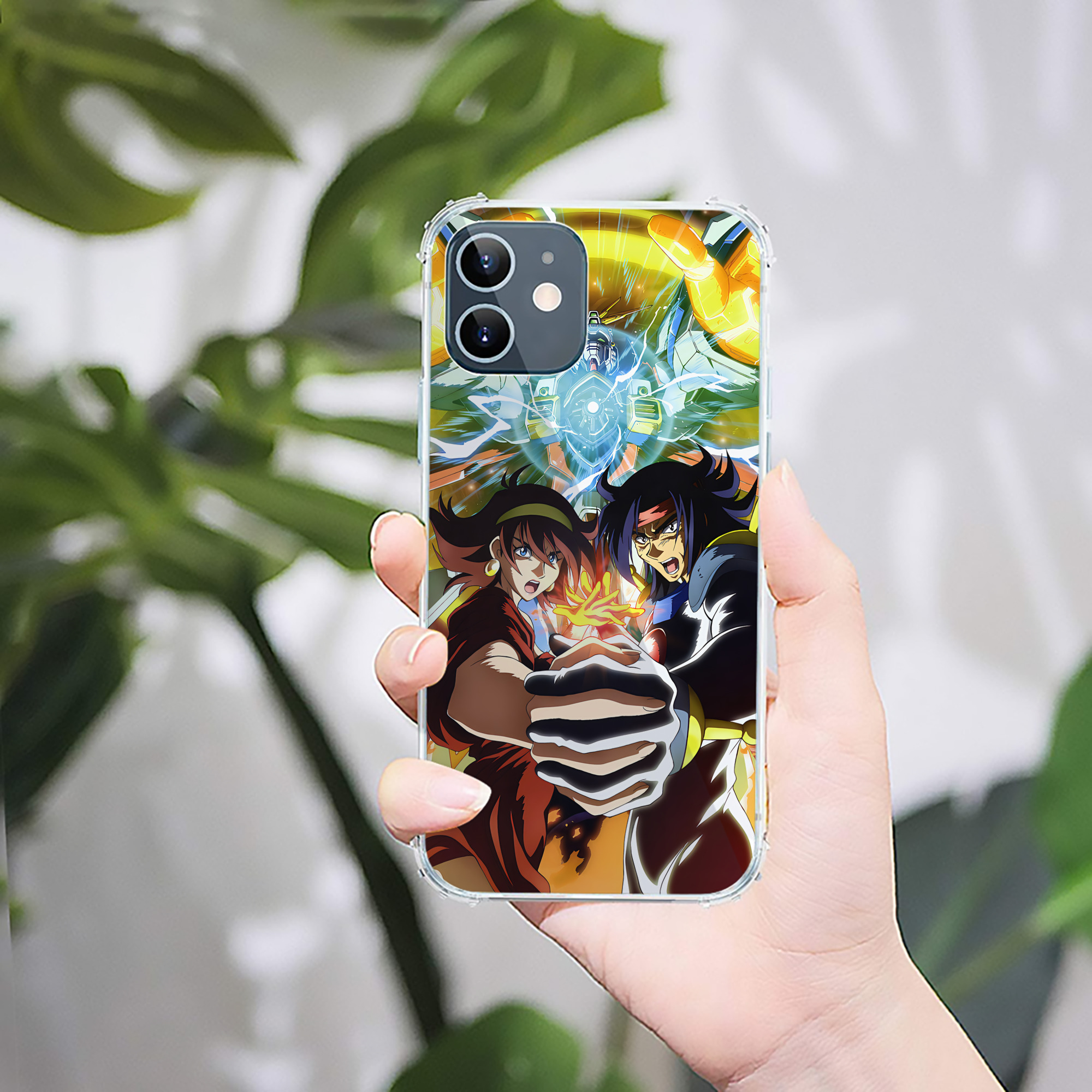 （画像用） 機動戦士ガンダム Mobile Suit Gundam 【iPhone 12シリーズ対応】透明スマホケース（クリアソフトケース）